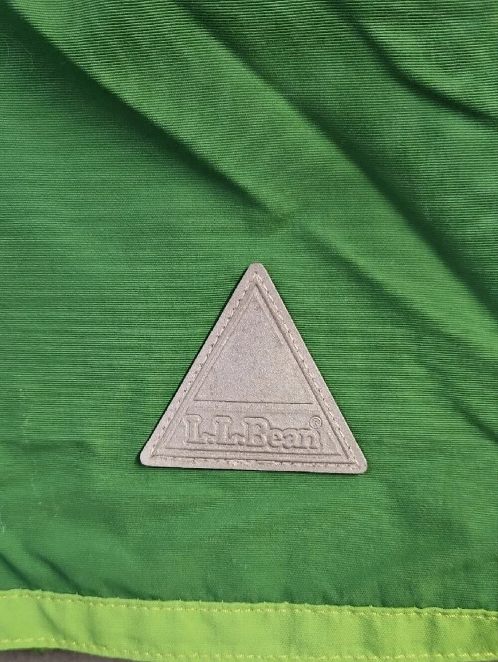 L.L. Bean Two-Tone Green Hooded Girls Winter Snow Ski Jacket